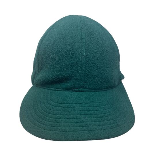 Vintage Nike Fleece Hat Mens One Size Forrest Green Adjustable - Picture 1 of 11